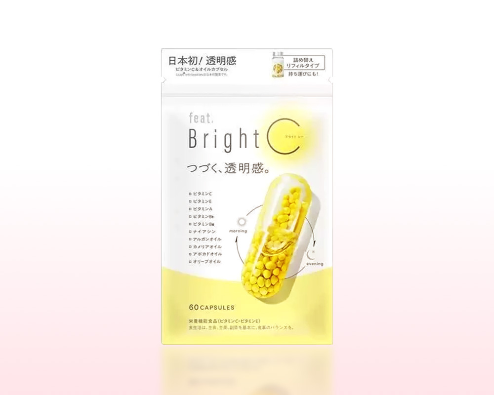 Qol Labs feat.BrightC 維他命C膠囊 補充包 60粒